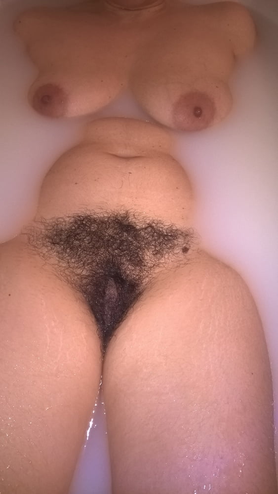 Hairy Wife In Milk Bath #106797672