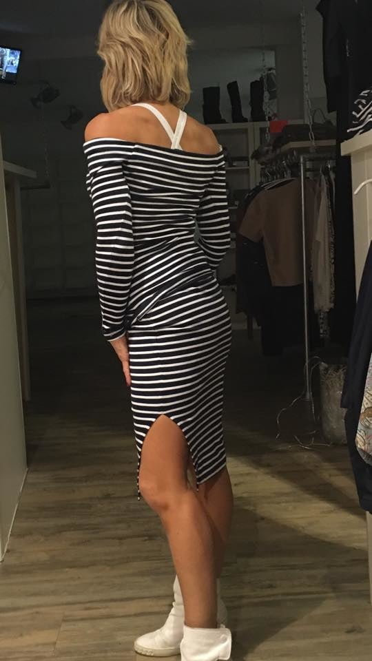 Hot mature Dutch Debby in sexy dress #94921981