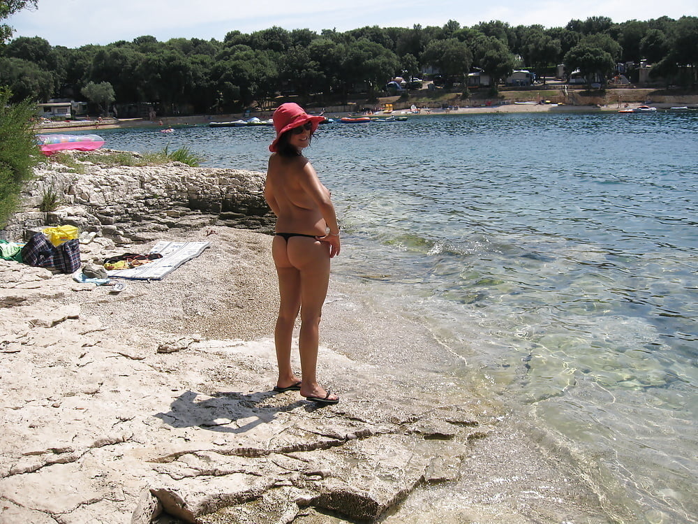 Exhib Milf Naked on Fkk Beach in Croatia #97056405