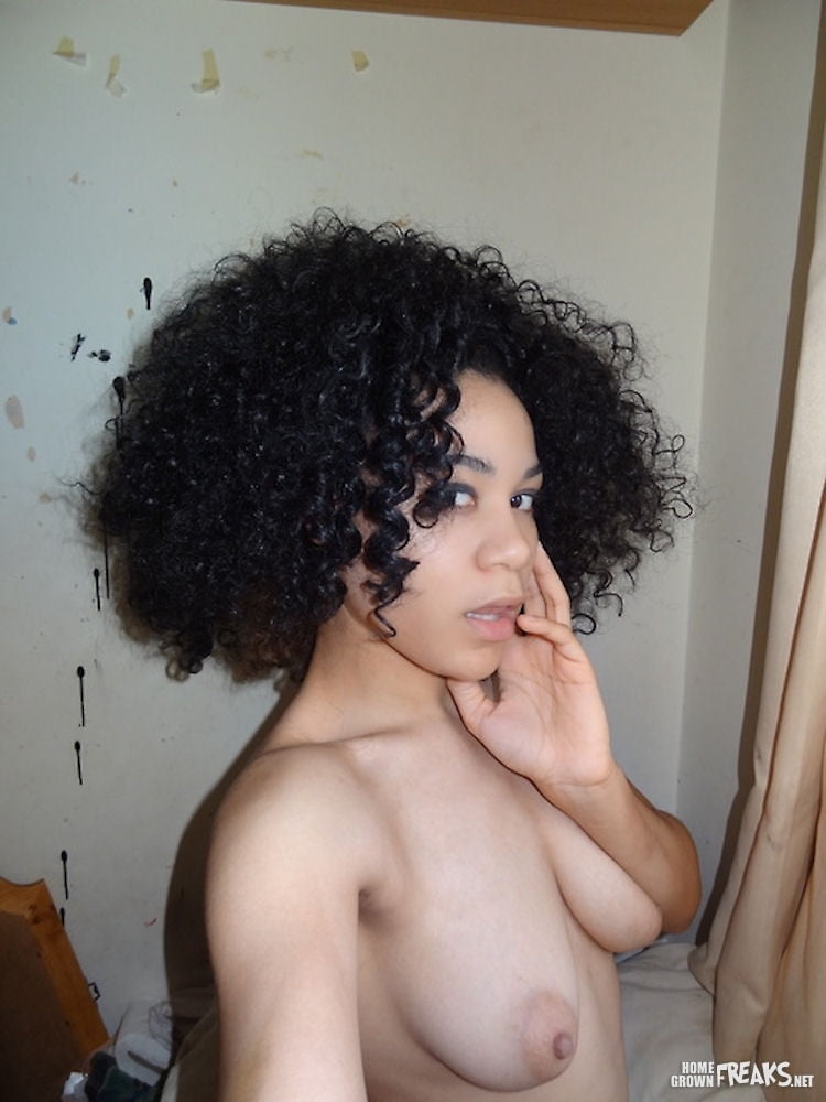 Curly Haired Beauty with A Nice Bod #82185119