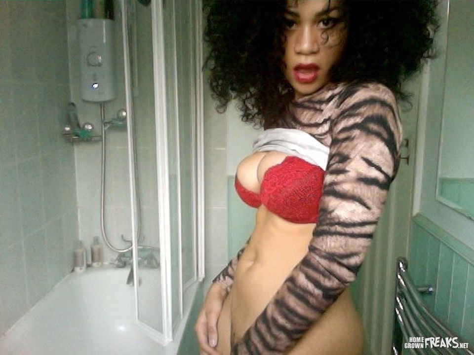 Curly Haired Beauty with A Nice Bod #82185128