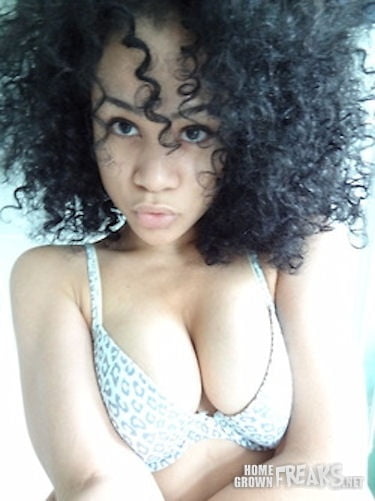 Curly Haired Beauty with A Nice Bod #82185137
