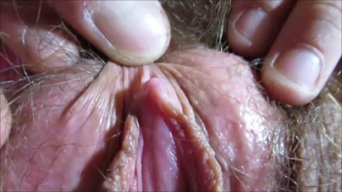 Big Hard Clit Close Up with Hairy Cunt #106619261