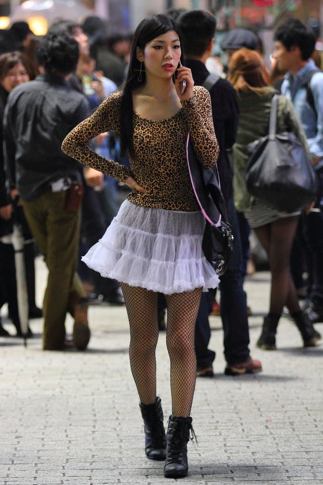 Street Pantyhose - Real Life Asian Cunts in Tights #88707849