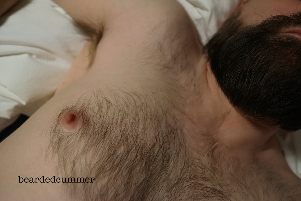 Hairy Bear shows off pits, chest, cock #107113578