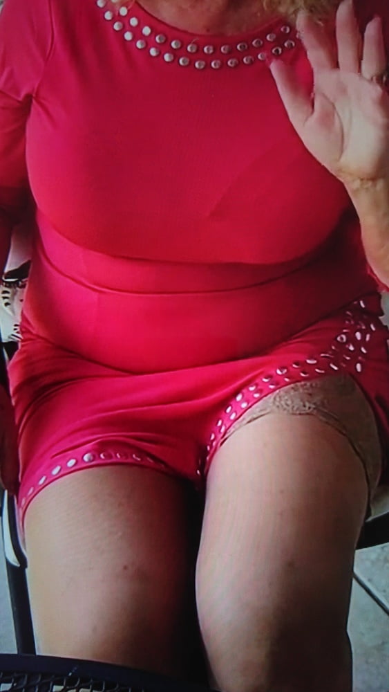 Milf With big tits, stockings upskirt. #88880906
