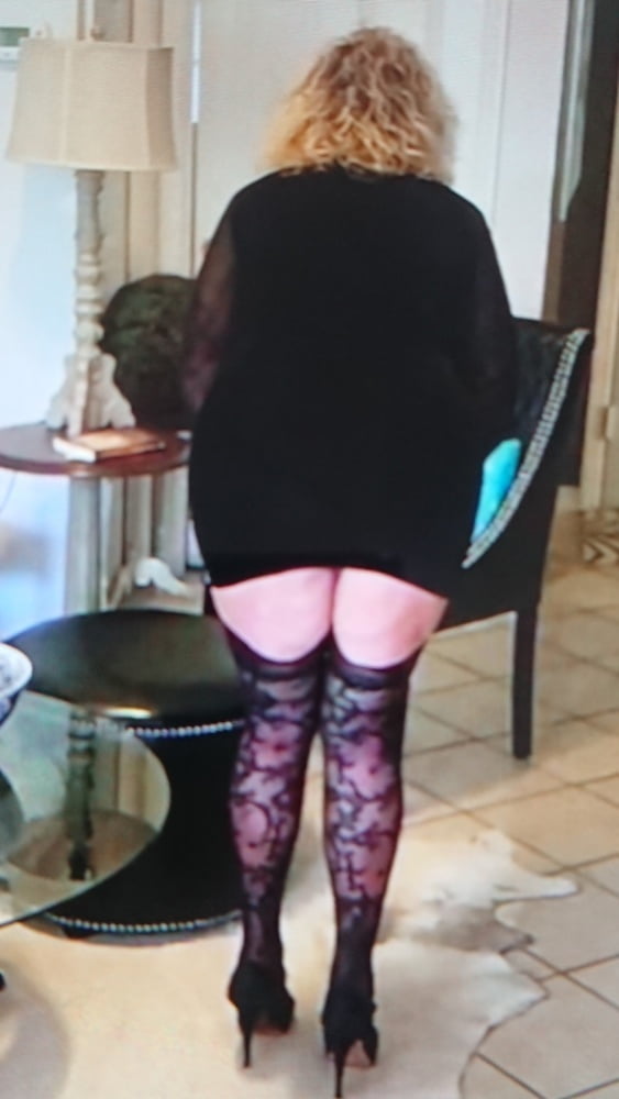 Milf With big tits, stockings upskirt. #88880909