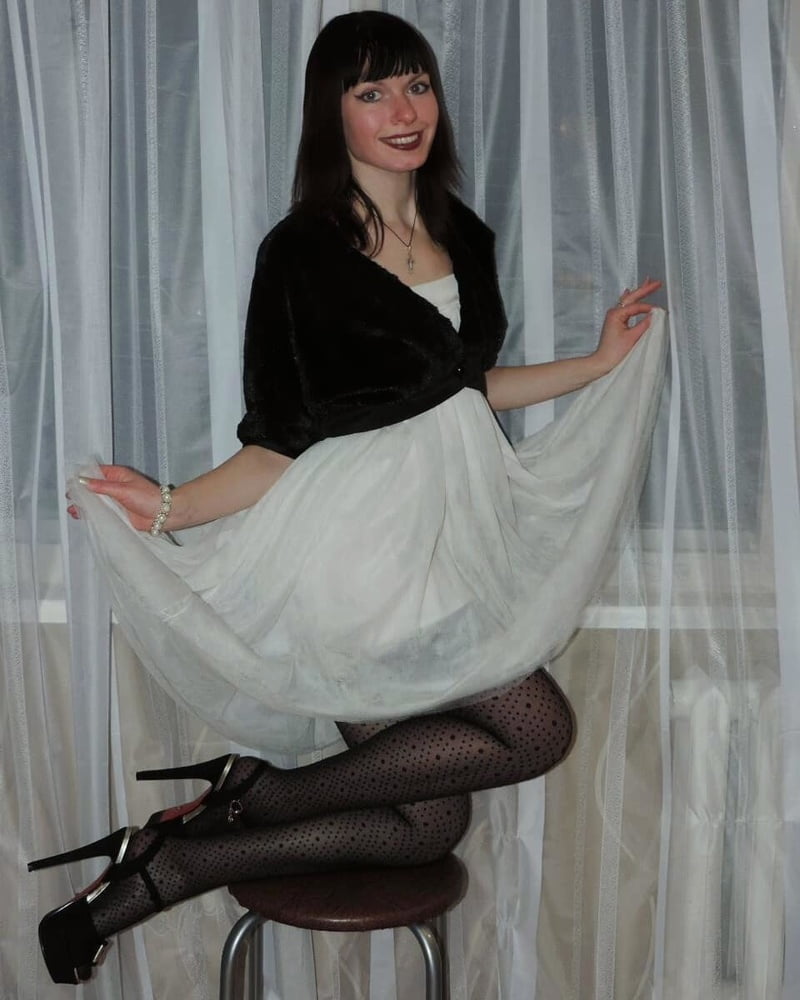 Belarusian anal slut (love sucking dick, high heels, nylons) #92618568