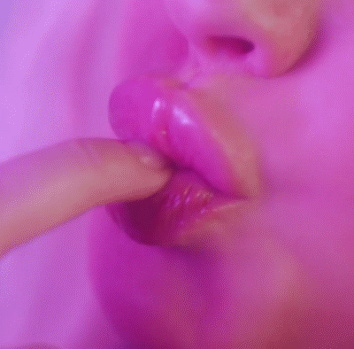 Licking Finger #91697634