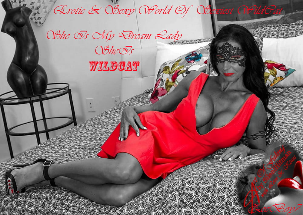 Meine Göttin Wildkatzen-Lady in Rot
 #102905502