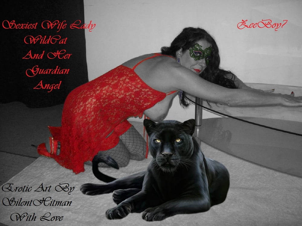 Meine Göttin Wildkatzen-Lady in Rot
 #102905550