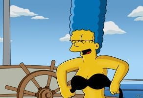 Marge  Simpson cartoon  crush #81363531