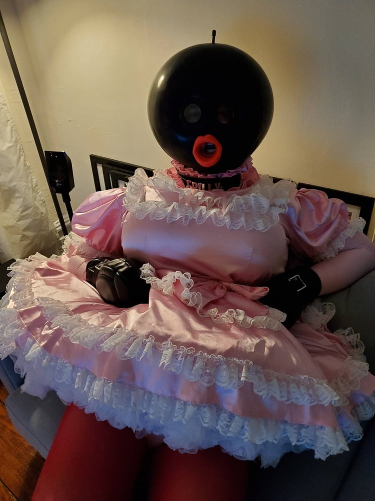 Pink Satin Ballhood Maid Bondage #80154991