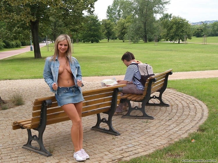 horny bench girls #100652184