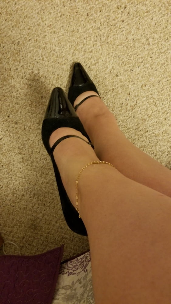 Playing in my shoe closet pretty feet heels flats milf  wife #107233322