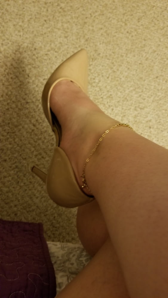Playing in my shoe closet pretty feet heels flats milf  wife #107233327