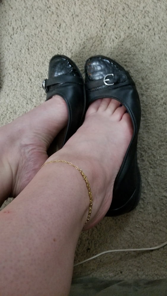 Playing in my shoe closet pretty feet heels flats milf  wife #107233329