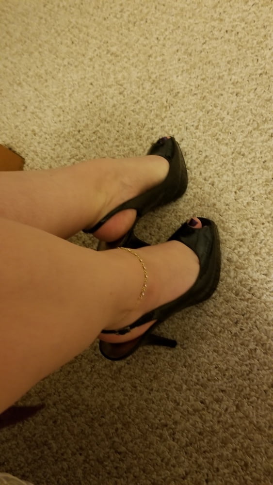 Playing in my shoe closet pretty feet heels flats milf  wife #107233343