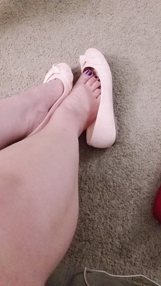 Playing in my shoe closet pretty feet heels flats milf  wife #107233345