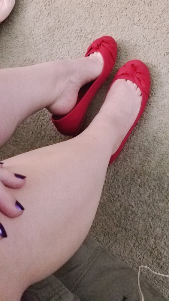 Playing in my shoe closet pretty feet heels flats milf  wife #107233353