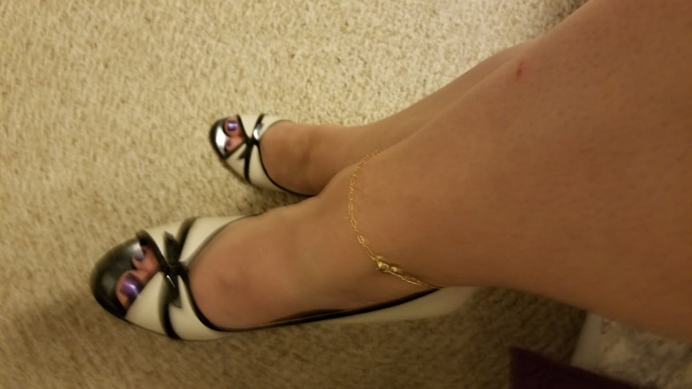 Playing in my shoe closet pretty feet heels flats milf  wife #107233365