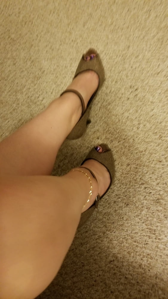 Playing in my shoe closet pretty feet heels flats milf  wife #107233377
