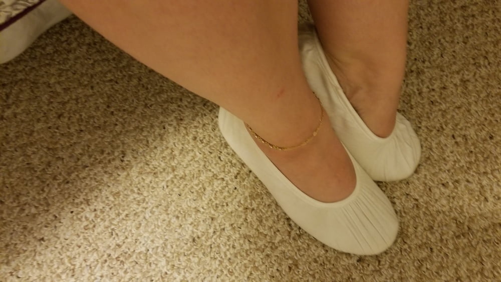 Playing in my shoe closet pretty feet heels flats milf  wife #107233387