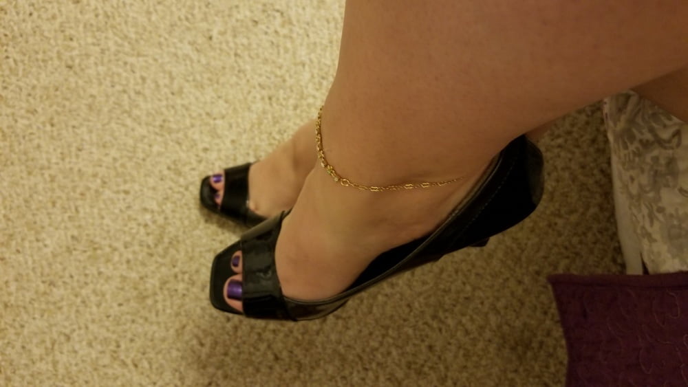 Playing in my shoe closet pretty feet heels flats milf  wife #107233392