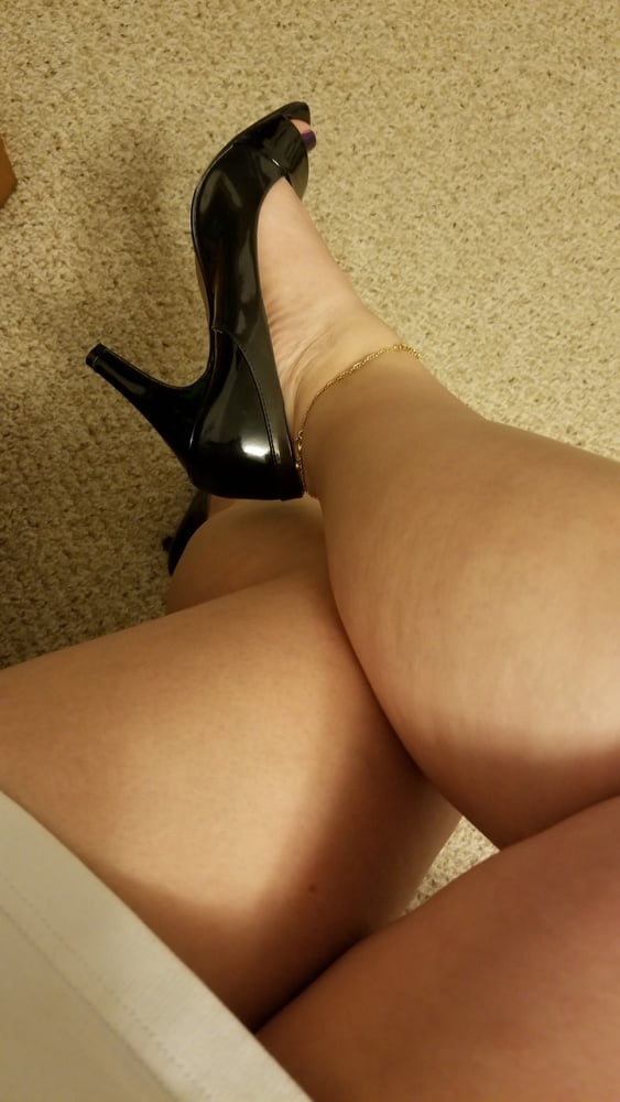 Playing in my shoe closet pretty feet heels flats milf  wife #107233393