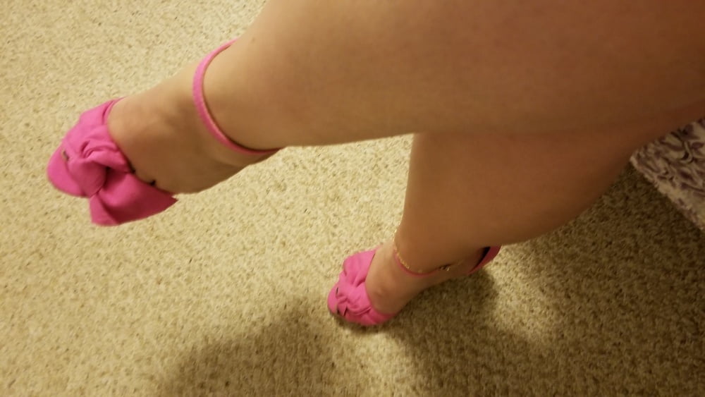 Playing in my shoe closet pretty feet heels flats milf  wife #107233408