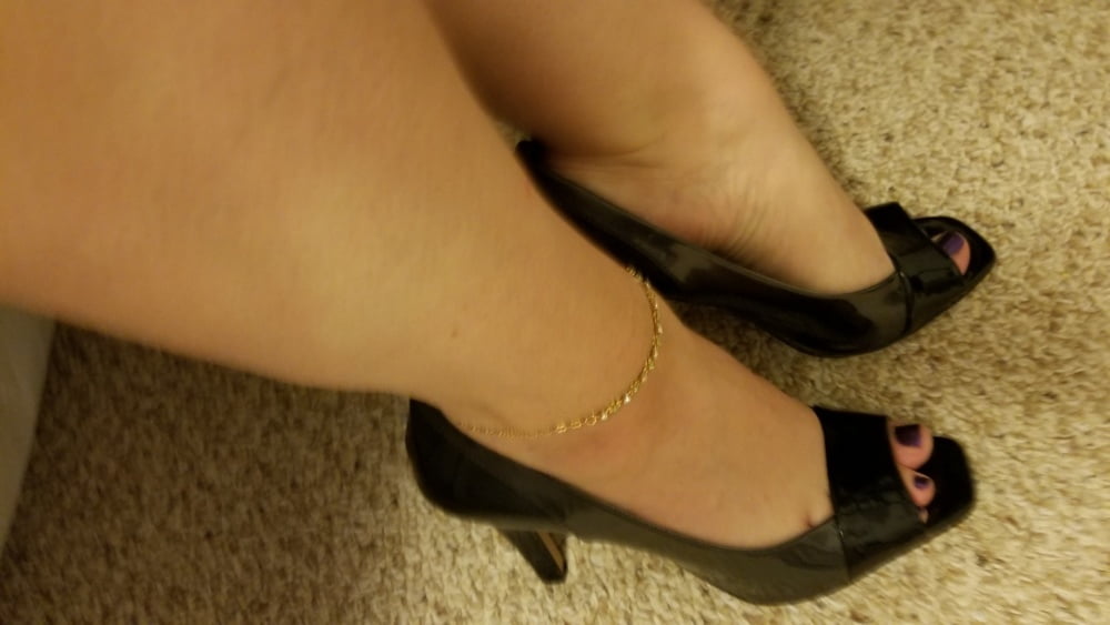 Playing in my shoe closet pretty feet heels flats milf  wife #107233427