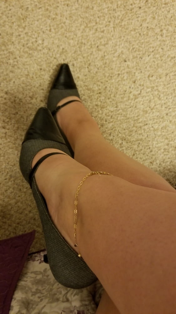 Playing in my shoe closet pretty feet heels flats milf  wife #107233429