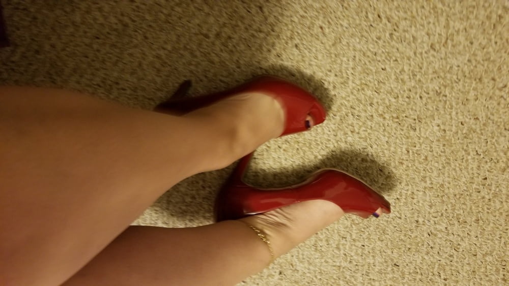 Playing in my shoe closet pretty feet heels flats milf  wife #107233431