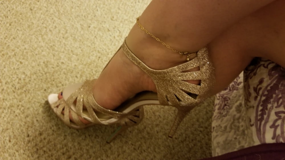 Playing in my shoe closet pretty feet heels flats milf  wife #107233435
