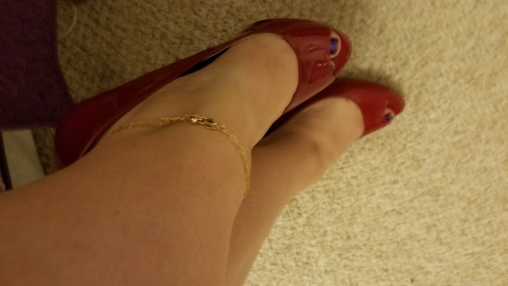 Playing in my shoe closet pretty feet heels flats milf  wife #107233441
