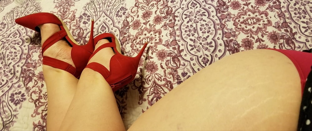 Playing in my shoe closet pretty feet heels flats milf  wife #107233467