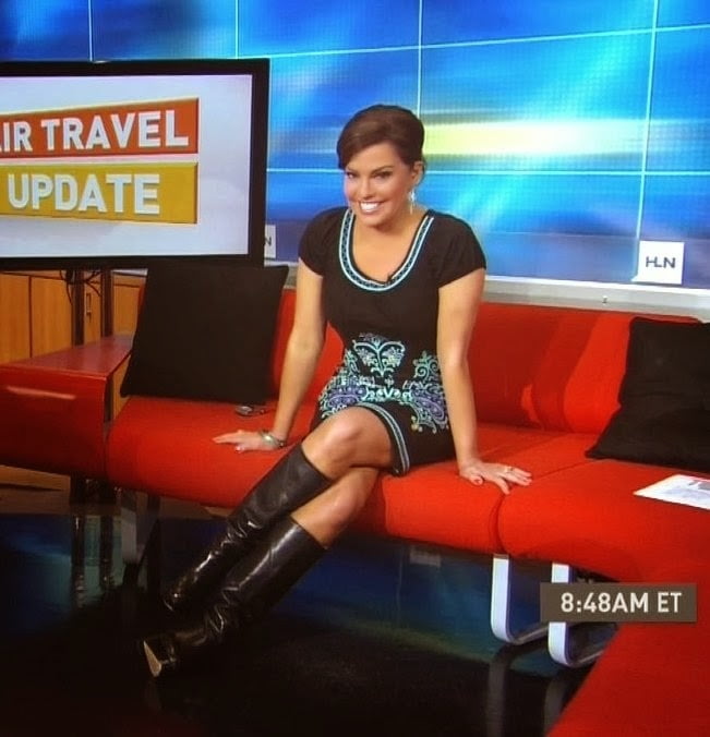 Female Celebrity Boots &amp; Leather - Robin Meade #99978951