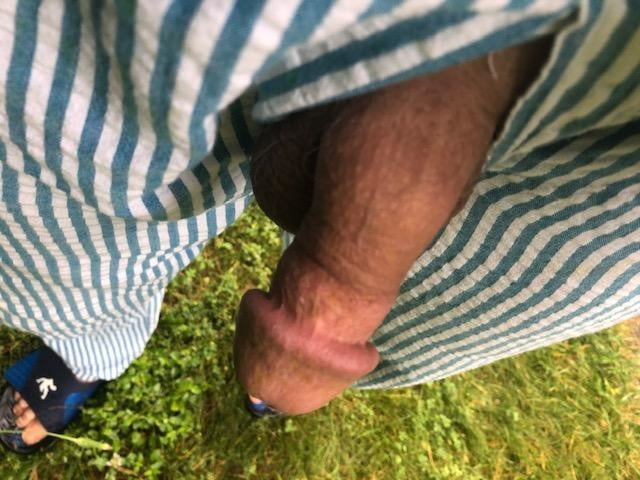 My small cock outdoors #92354903
