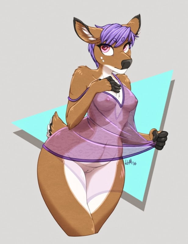 Furry Girls: Deer-Girls Posing and Fucking #100367268