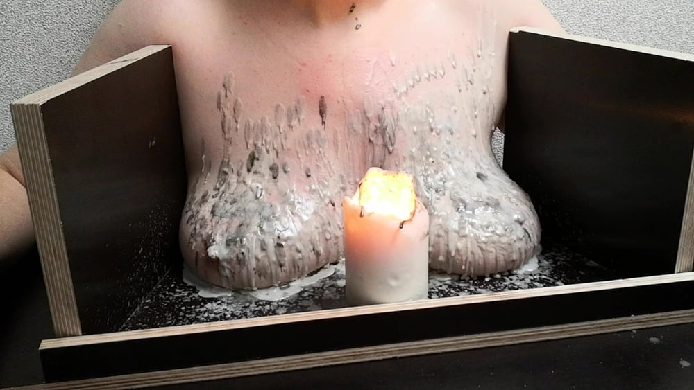 The tit torture device - extrem hot candle wax Part 2 #106879116
