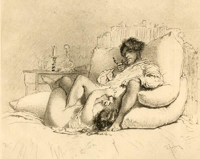 Dibujos eróticos del siglo XIX
 #80172165