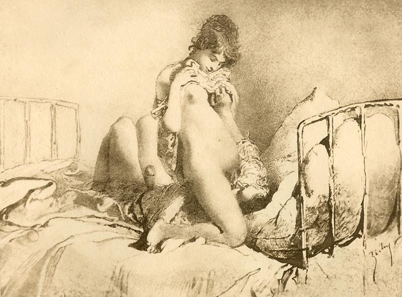 Erotic drawings of 19th century #80172167