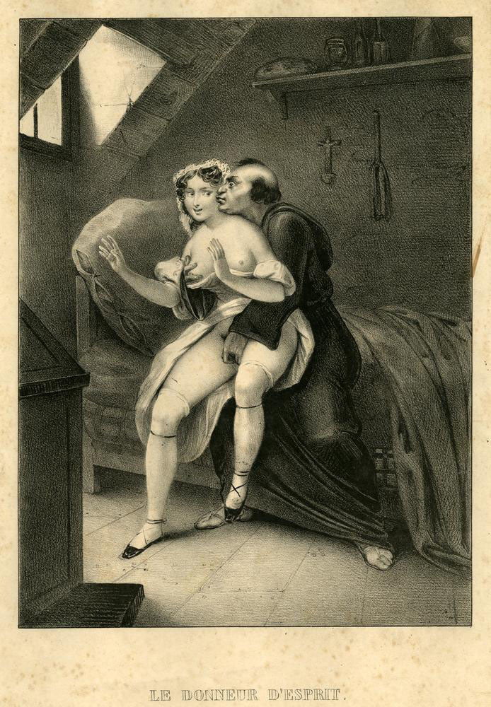 Erotische Zeichnungen des 19. Jahrhunderts
 #80172259