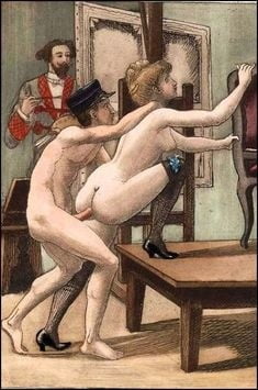Erotic drawings of 19th century #80172284