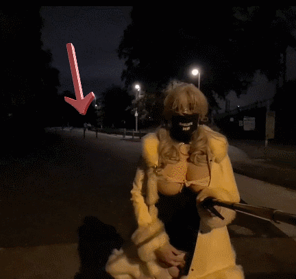 Public flashing in fur and eating my cum #106844793