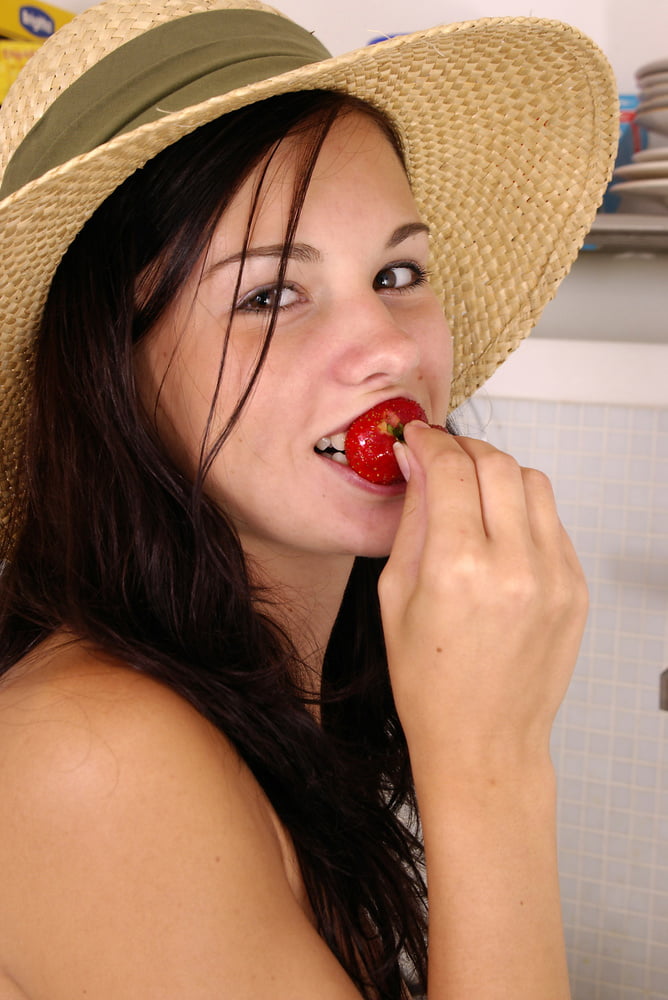 Sexy Monika loves her fruit #103834638