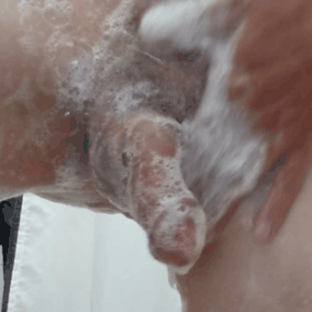 Cleaning my cock and pissing myself in the shower #83544709