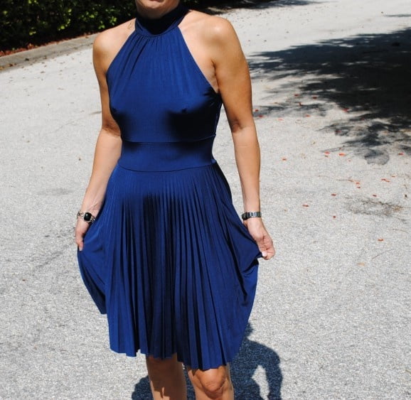 Vestidos azules sexy
 #102901632