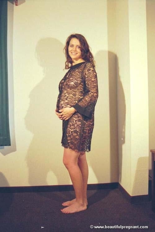 brunette pregnant allison top huge #99805155