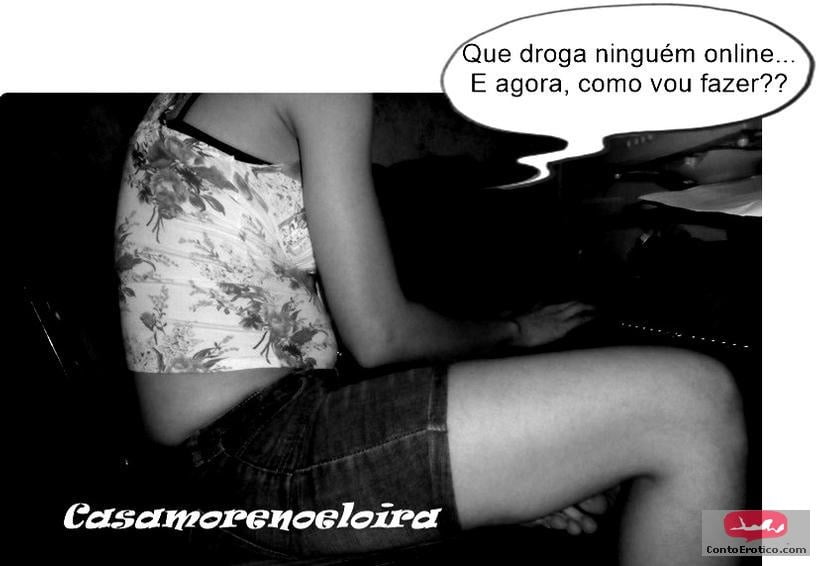 Loira e o pedreiro ( quadrinhos da loira)
 #91363717